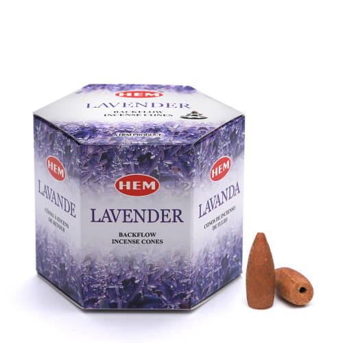 Lavender Backflow Incense Cone Set