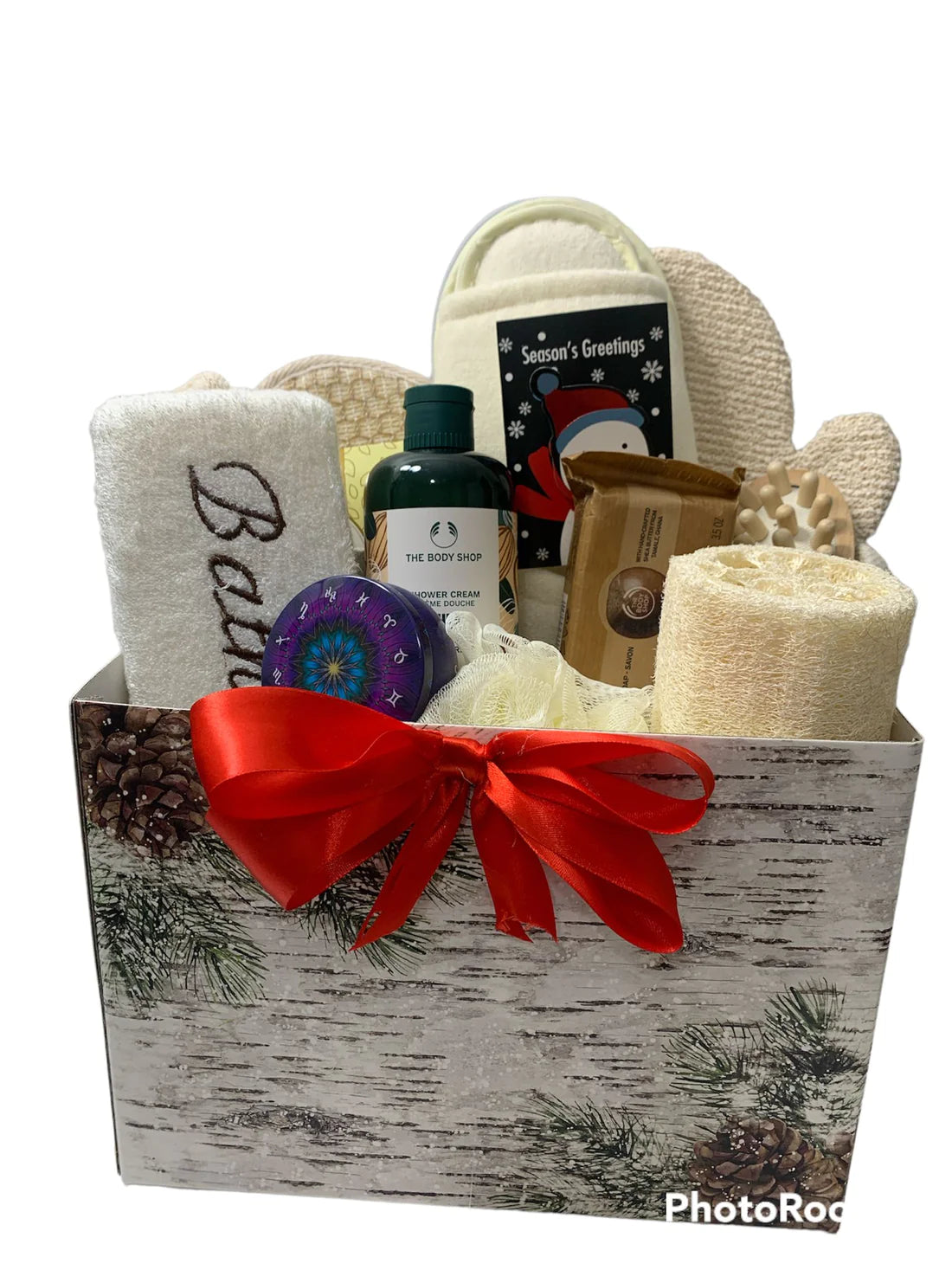 Spa baskets are a special type of gift basket that contain a variety of items designed to help someone relax and pamper themselves.