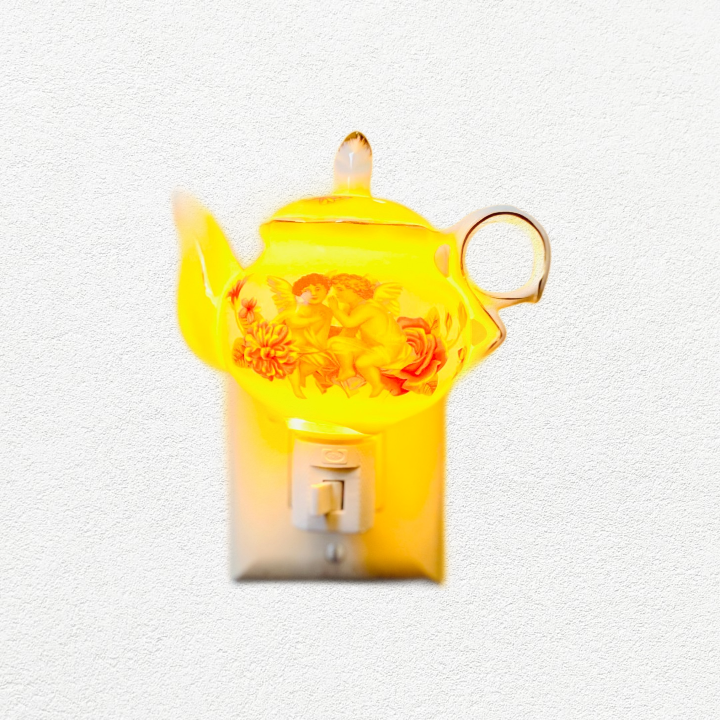 Teapot Fairy Porcelain Night Light