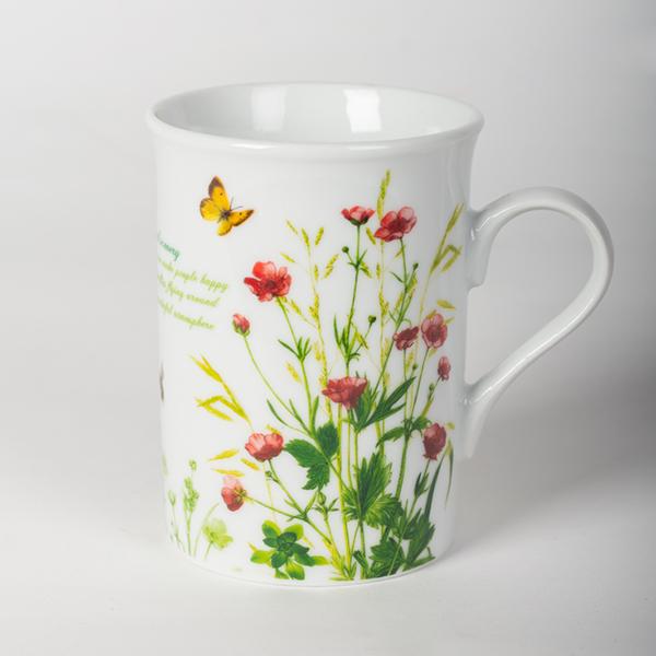 Porcelain Mug - Flowers