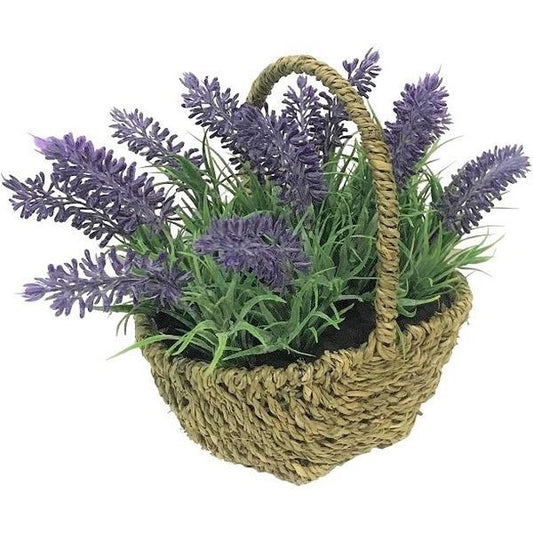 Lavender in basket