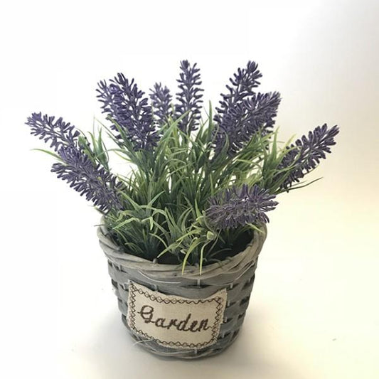 Artificial Lavender in pot